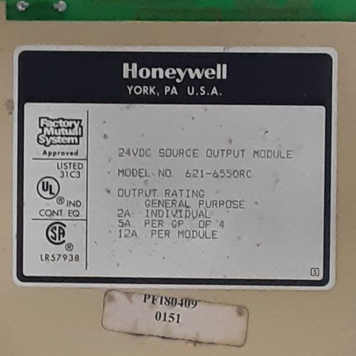 621-6550RC Honeywell Source Output Module 24 VDC