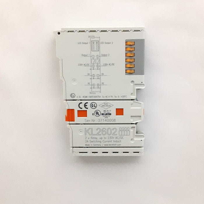 KL2602 Beckhoff 2-Channel Relay Bus Terminal