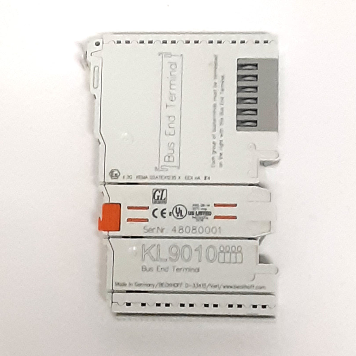 Terminal Click KL9010 Beckhoff 24VDC Bus End Terminal — Cress Automation