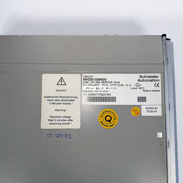 MHDS1028N00 Schneider Electric Servo Drive (Used)