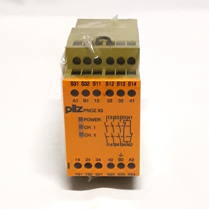 774316 Pilz Pilz PNOZ X3 120VAC Safety Relay