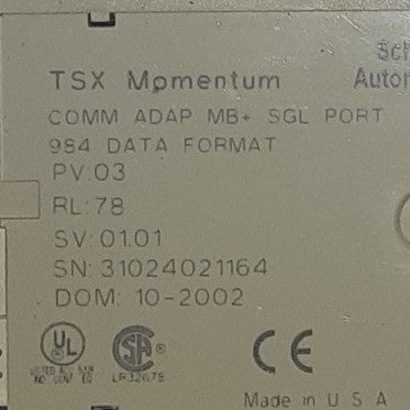 170-NEF-110-21 Schneider Electric Modicon ModBus Plus Adaptor **Pre-Owned**